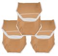 Brown textile kraft paper packaging covers