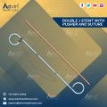 Double J Stent with Pusher and Suture