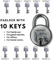 Multi key padlock