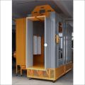 Electric Yellow New Automatic 220V powder coating booth