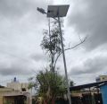 20watt Solar Street Light Pole with 75 Watt Solar Panel