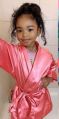 Satin Blue Gray Pink Red White Yellow Hot Pink Plain Solid Hot Pink flower robes