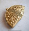 Mop Mother of Pearl Inlay Brass Clutch