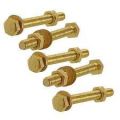 Golden Brass Holic Hex Head Polished brass nuts bolts