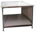 Rectangular Square Grey Plain Polished mild steel frame table