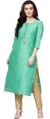 Available in Many Colors Plain Printed Chanderi Silk Kurti