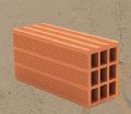 Rectangular Brown Solid cm303 hollow clay bricks
