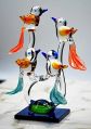 Love Bird Glass Showpiece