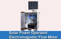 BR MS / SS solar power operated electromagnetic flow meter