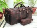 OEM/ODM Red Black/Tan/Brown/Green/Blue/Red Plain Cylindrical 600-900 Gm brown buffalo leather duffle bag