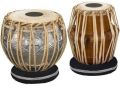 Silver and Brown Tabla