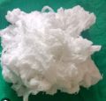 Plain white cotton yarn waste