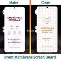 Front Membrane Unbreakable Glossy Screen Protector