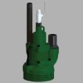 Green Cast Iron pneumatic submersible pump