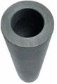 Black Cylindrical industrial graphite crucible