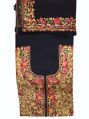 Black Pashmina Unstitched Embroidered Suit