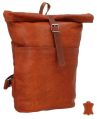 Leather Top Flap Backpack Bags