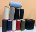 Plain New multicolor polyester cotton blended yarn