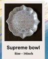Supreme silver plated tray