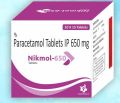 Tablets NIKMOL 650 paracetamol 650mg tablet