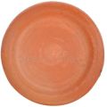 Brown Plain Polished clay round tray