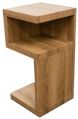 S Shaped Wooden Side Table