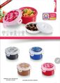 Round Multicolor Printed Plain plastic insulated lunch box