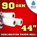 44" 90 GSM Sublimation Heat Transfer Paper Roll