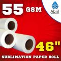 46" 55 GSM Sublimation Heat Transfer Paper Roll