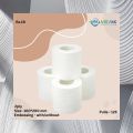 White Plain embossed toilet paper roll