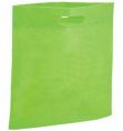Light Green plain 16 x 20 d cut non woven carry bag