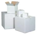 Corrugated Paper Plain white duplex corrugated box