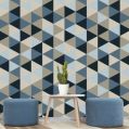 Available in Different Colors Printed Geometric Wallpaper