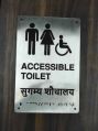 Stainless Steel Braille Signage