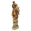 Metal Multicolor S INDIA INDUSTRIES Lord Krishna Statue