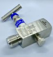 Stainless Steel Silver Polished drain needle valve