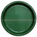 Round Green Plain disposable banana leaf paper plates