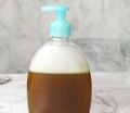 Brown Liquid aloe vera shampoo