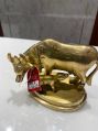 Brass Bull Sculpture