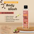 WeOn Transparent Liquid Coffee warm vanilla rose water almond Body Wash