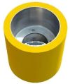 Yellow impact rubber roller