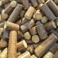Natural Brown coriander biomass briquettes