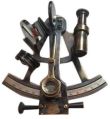 Polished Brass Nautical Sextant