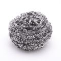 Round Silver 15gm stainless steel scrubber