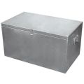 Stainless Steel Rectangular Plain 6x3 inch steel trunk