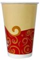 Round Multicolor 300ml printed paper cup