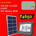 Portable Solar Flood Light 100W RGB - Yakura Solar