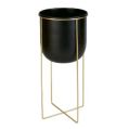 Black Iron Planter With Stand