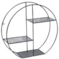 Round Iron Wall Shelf