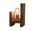 Walnut Wood wooden led table lamp
